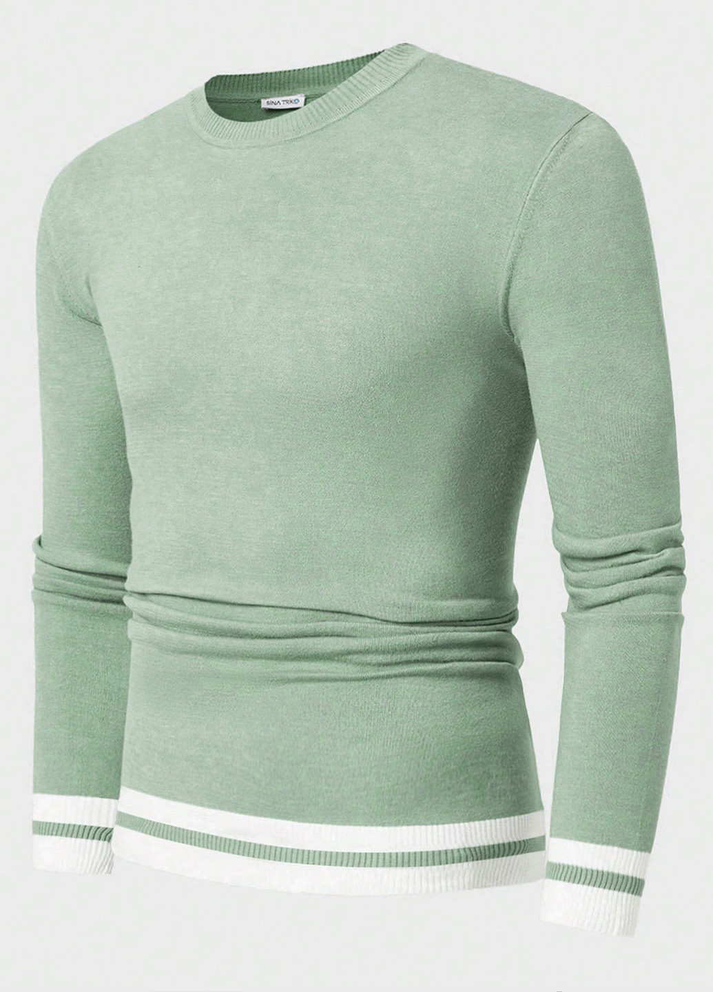 М'ятний демісезонний светр джемпер SHEIN