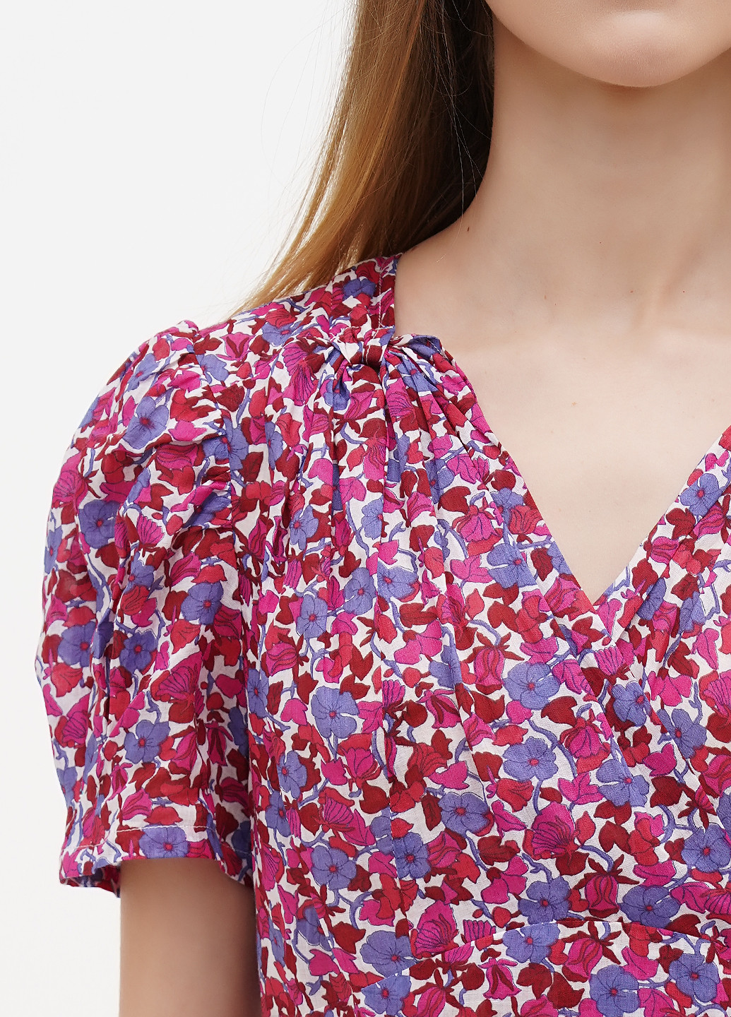 Рожева кежуал сукня а-силует J.Crew з квітковим принтом