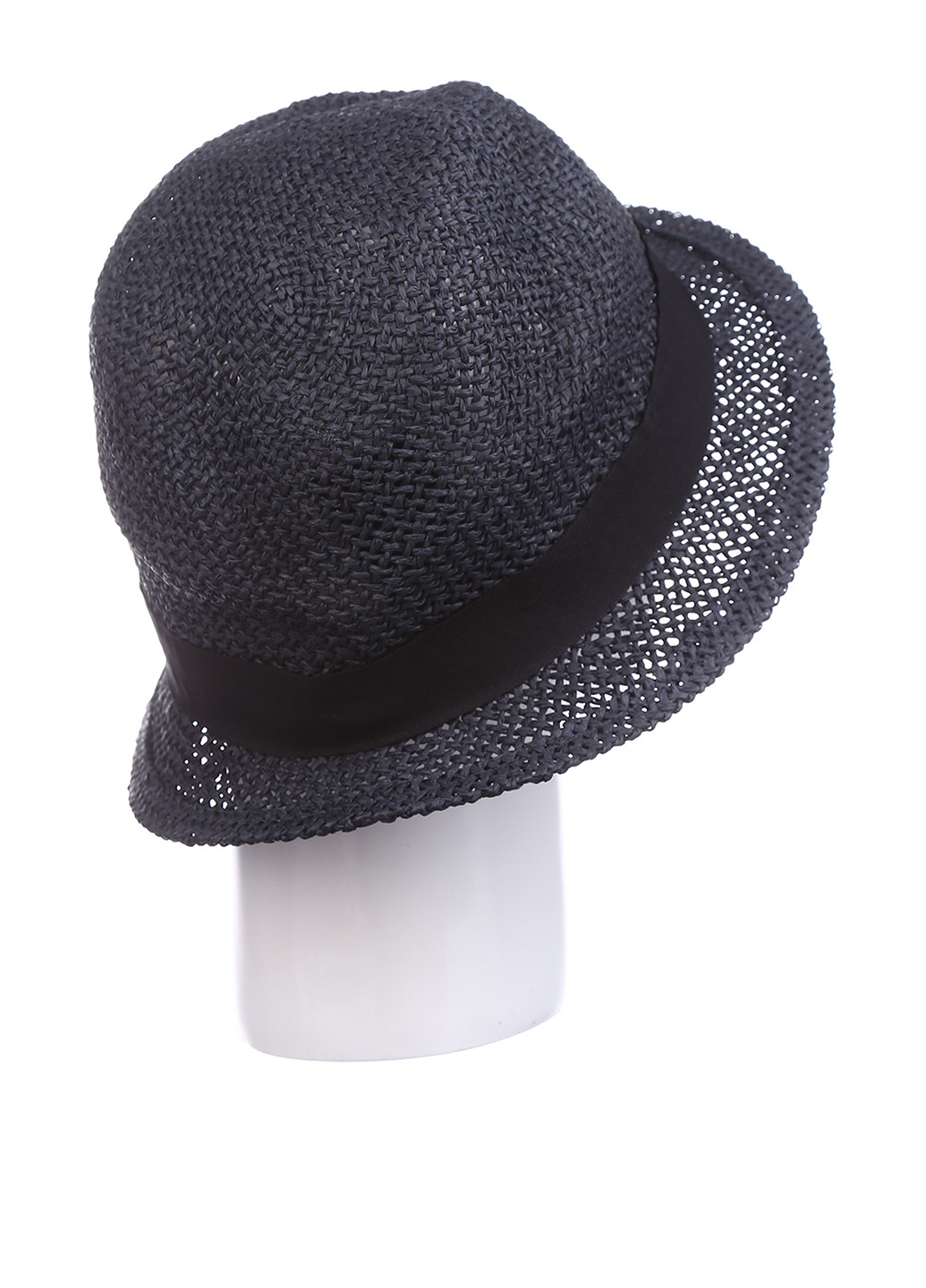 Шляпа H&M однотонная тёмно-синяя кэжуал полиэстер