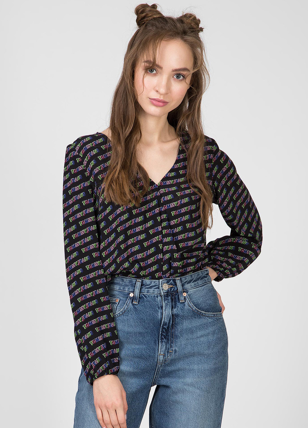 Чёрная блуза Tommy Hilfiger