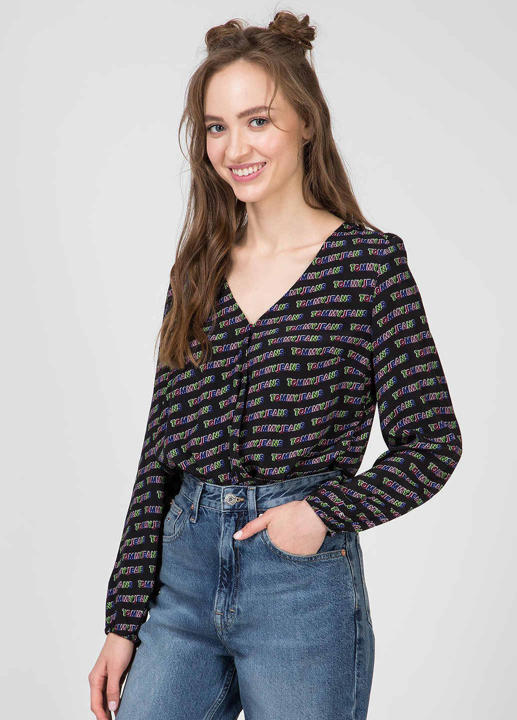 Чёрная блуза Tommy Hilfiger