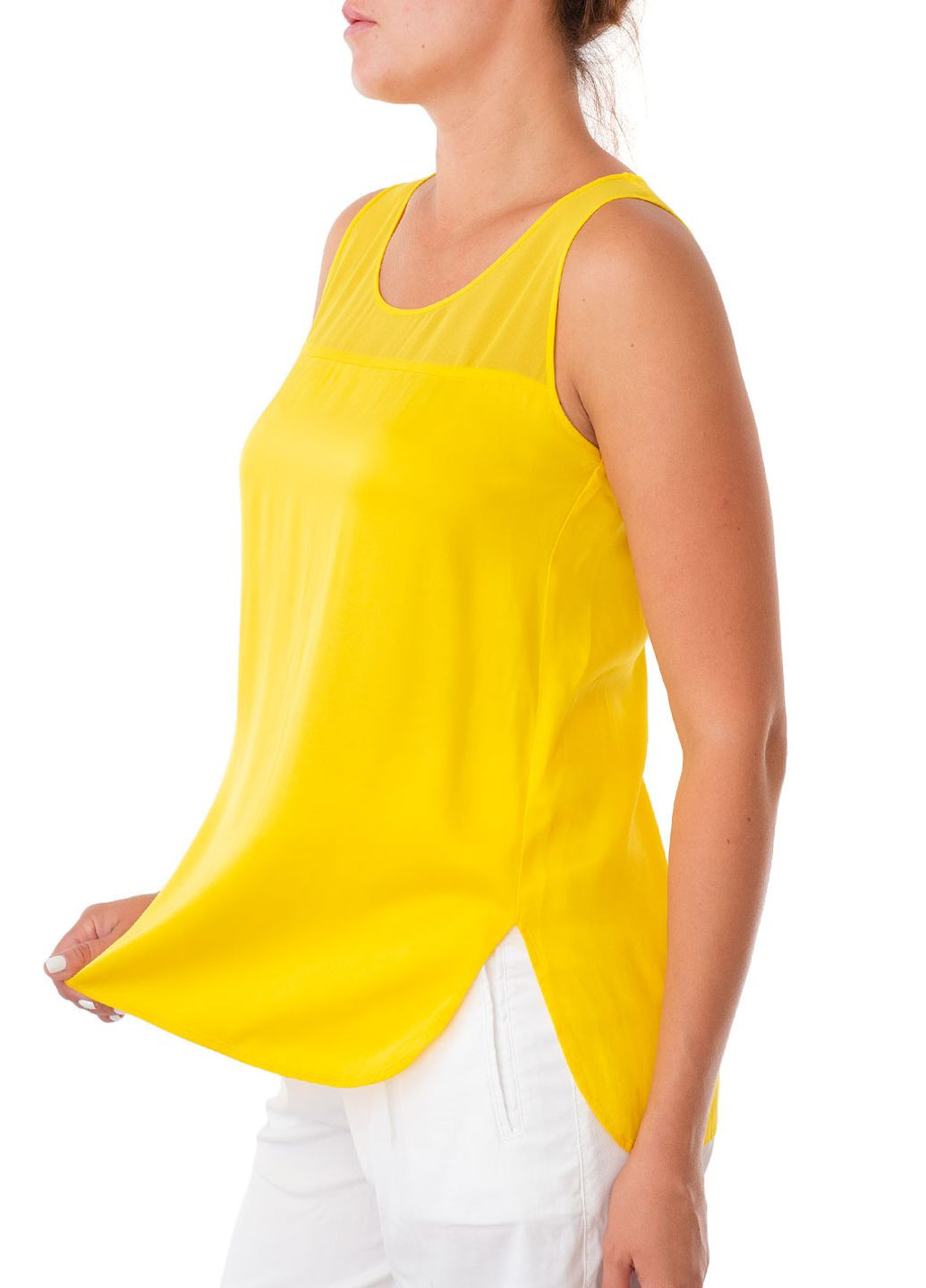 Желтая летняя блуза Marc Aurel
