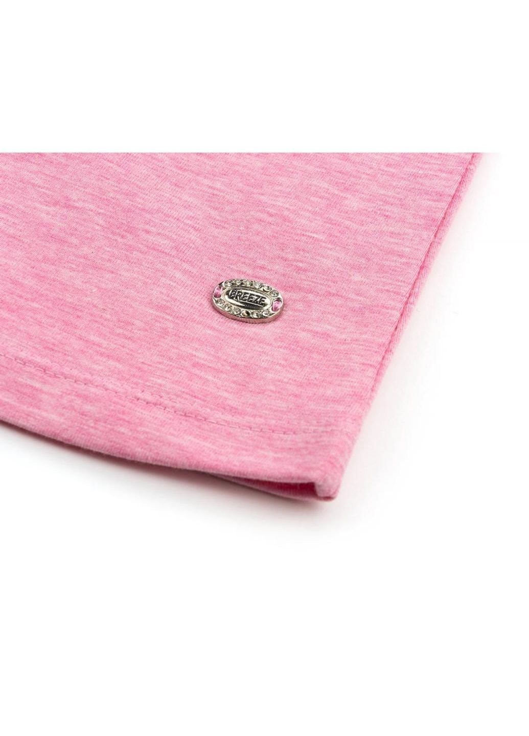 Кофта з мереживною оборкою (10040-92G-pink) Breeze (251313688)