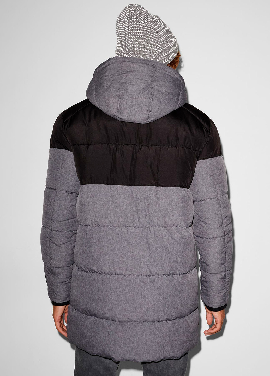 Серая демисезонная куртка Clockhouse