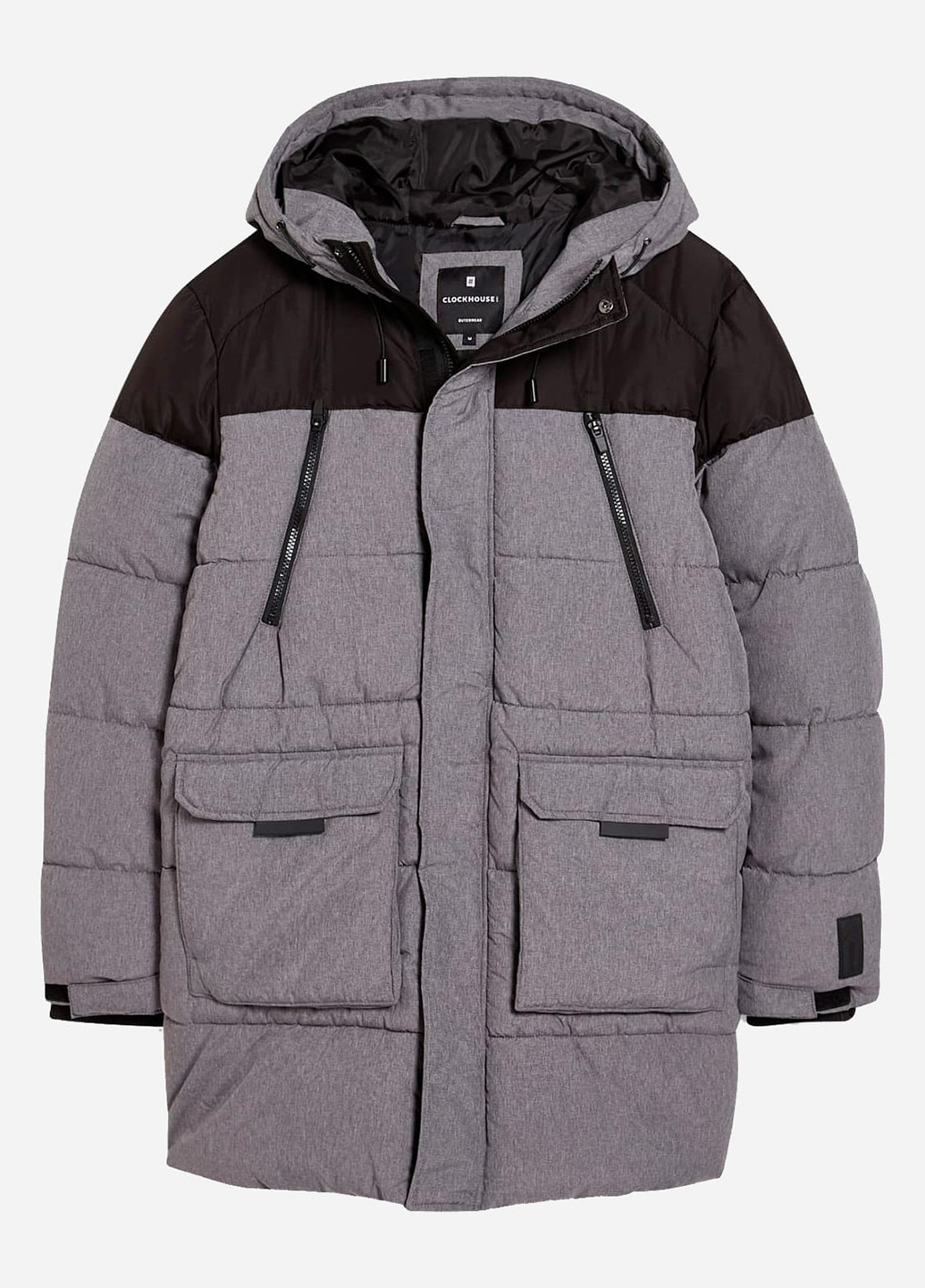 Серая демисезонная куртка Clockhouse