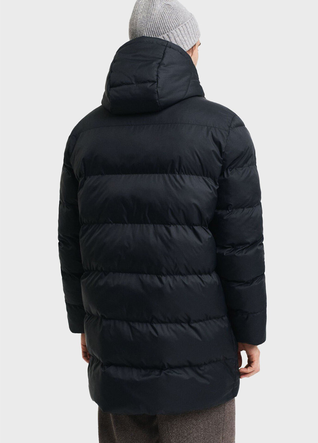 Черная зимняя куртка Gant