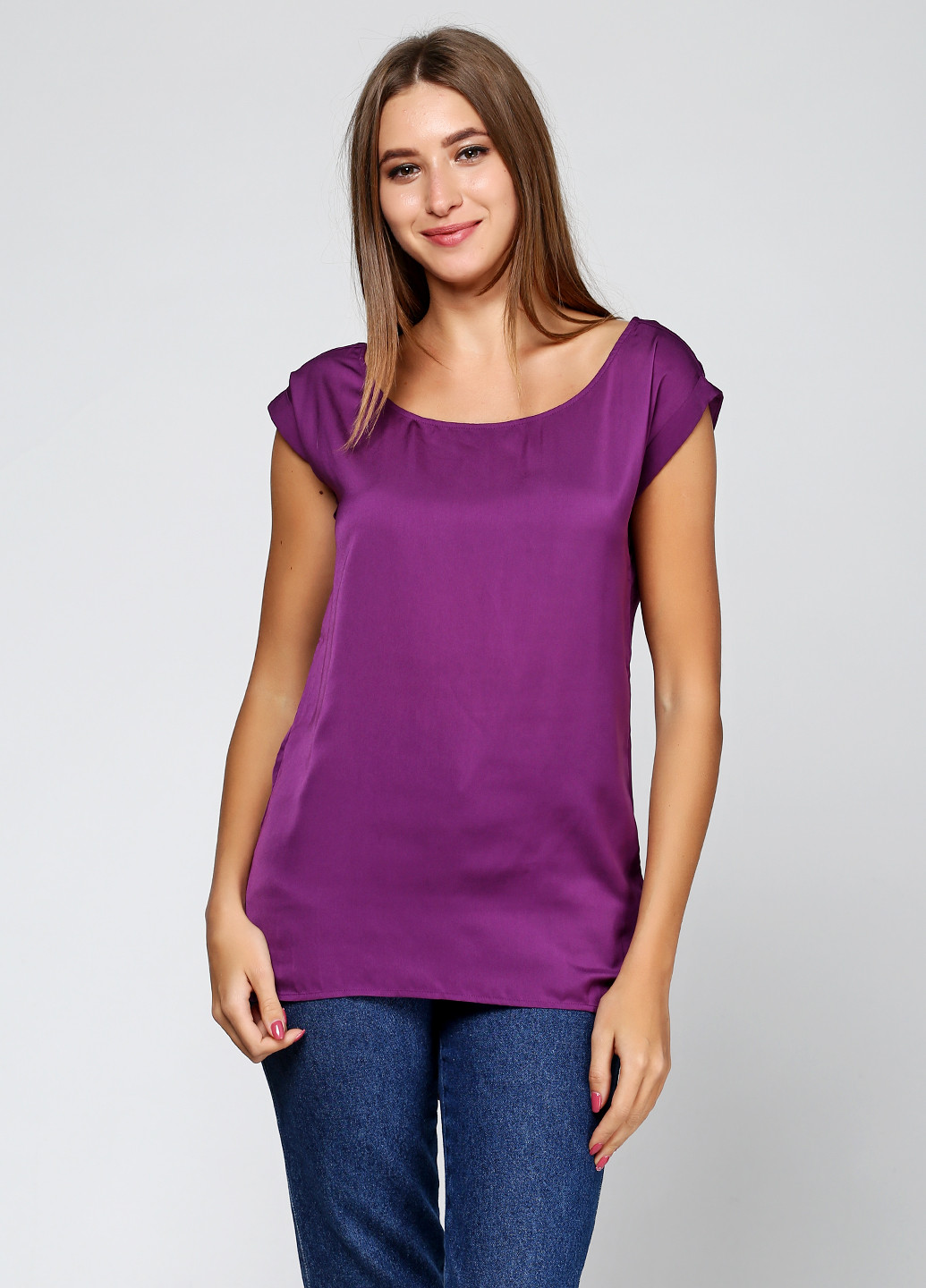 Фиолетовая летняя блуза Calzedonia