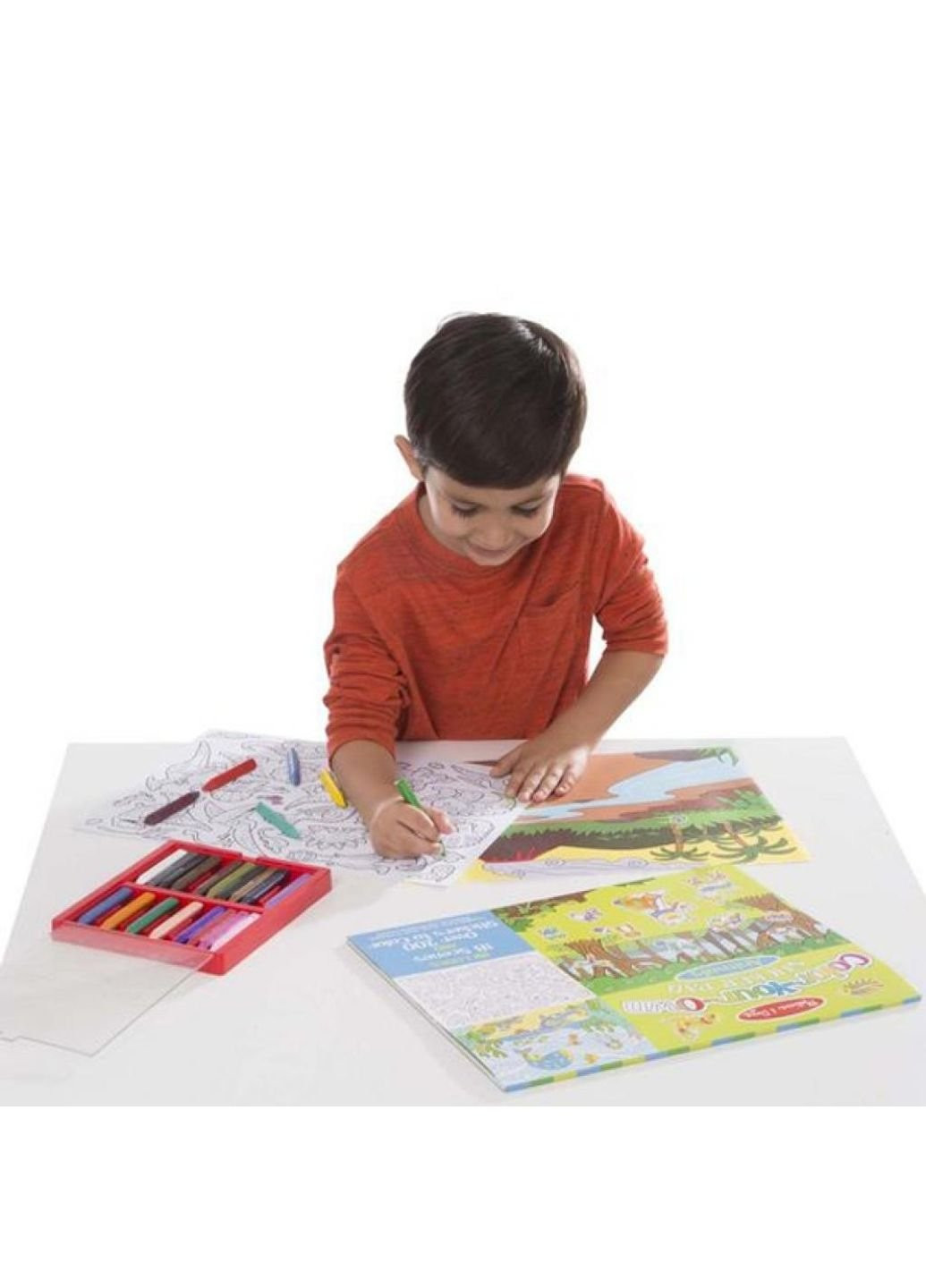 Набор для творчества Альбом с раскрасками и наклейками Животные (MD9468) Melissa&Doug (249597074)