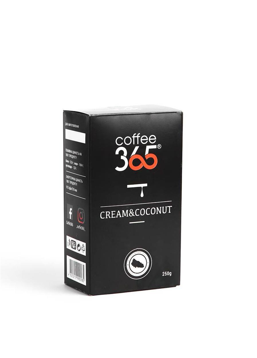 Кава мелена CREAM & COCONUT 250 г Coffee365 (211986851)