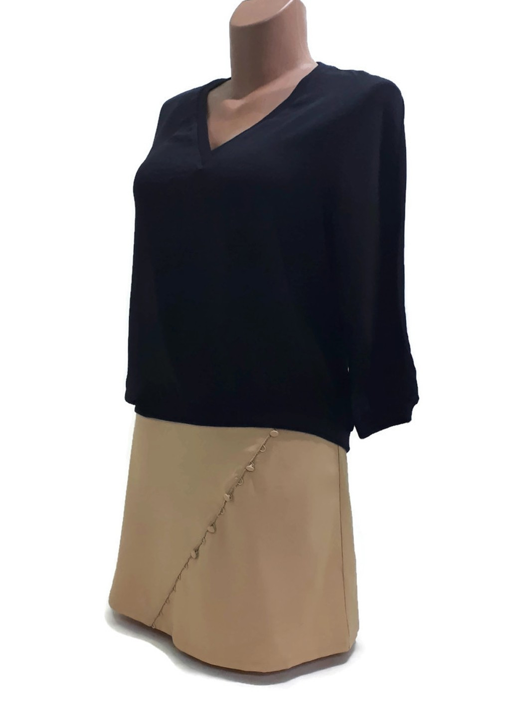 Чёрная блузка Moss Copenhagen