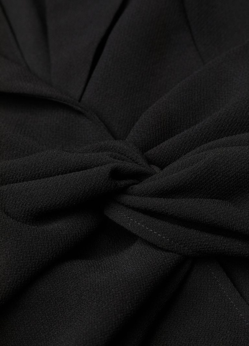 Черное кэжуал платье-жакет H&M однотонное