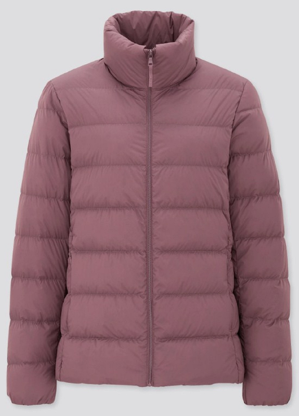 Фиолетовая зимняя куртка Uniqlo