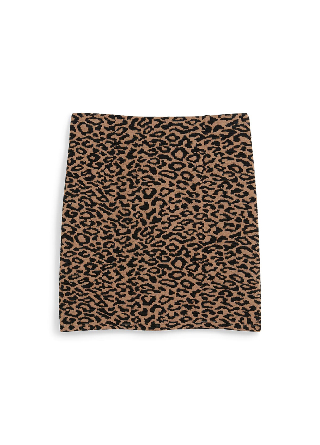 Коричневая кэжуал леопардовая юбка C&A