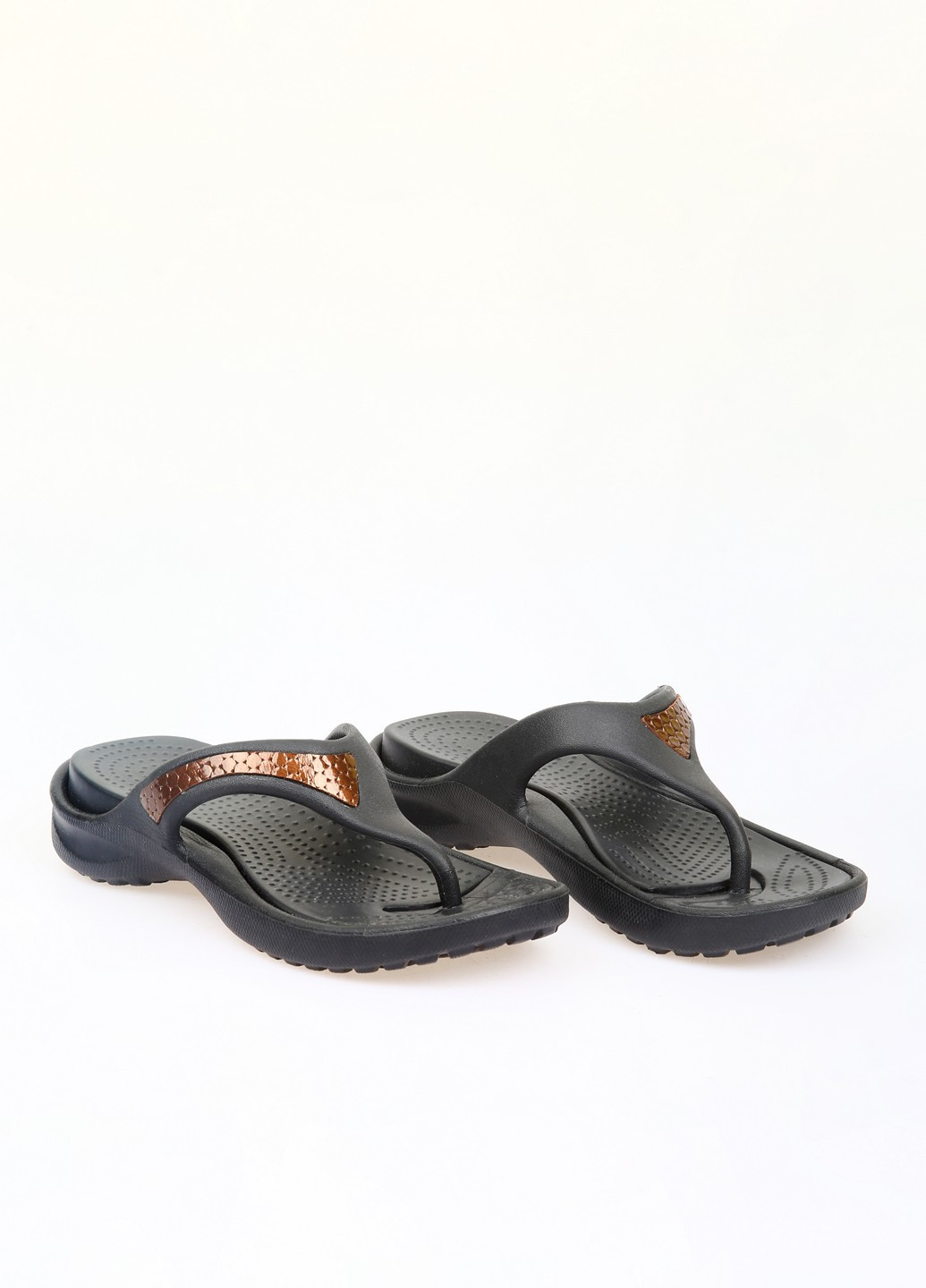 Черные пляжные вьетнамки CCILU