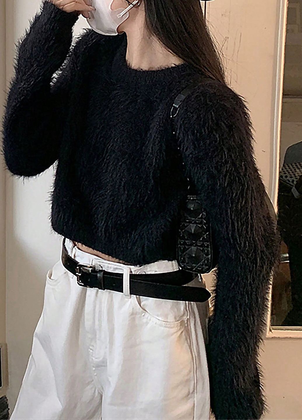 Черный демисезонный джемпер джемпер SHEIN