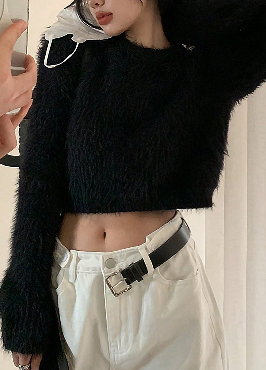 Черный демисезонный джемпер джемпер SHEIN