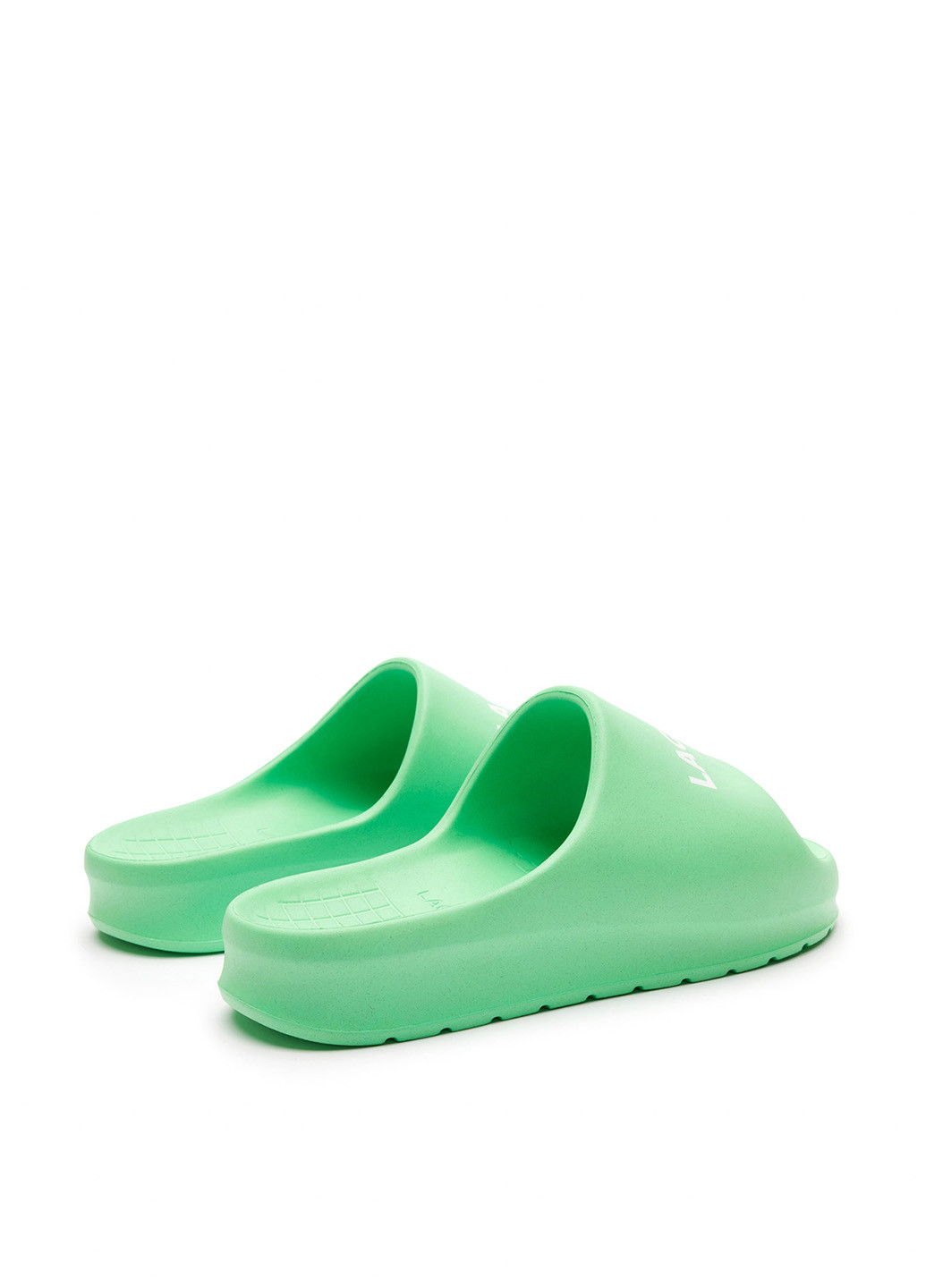 Зеленые пляжные, кэжуал шлепанцы Lacoste