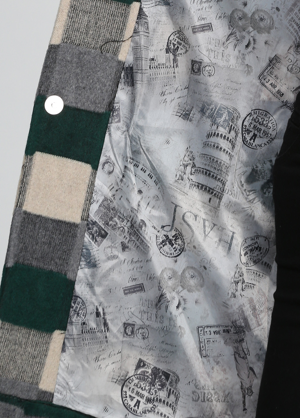 Зеленое демисезонное Пальто ZUBRYTSKAYA