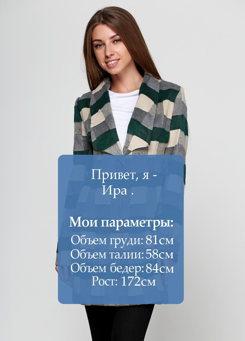 Зеленое демисезонное Пальто ZUBRYTSKAYA