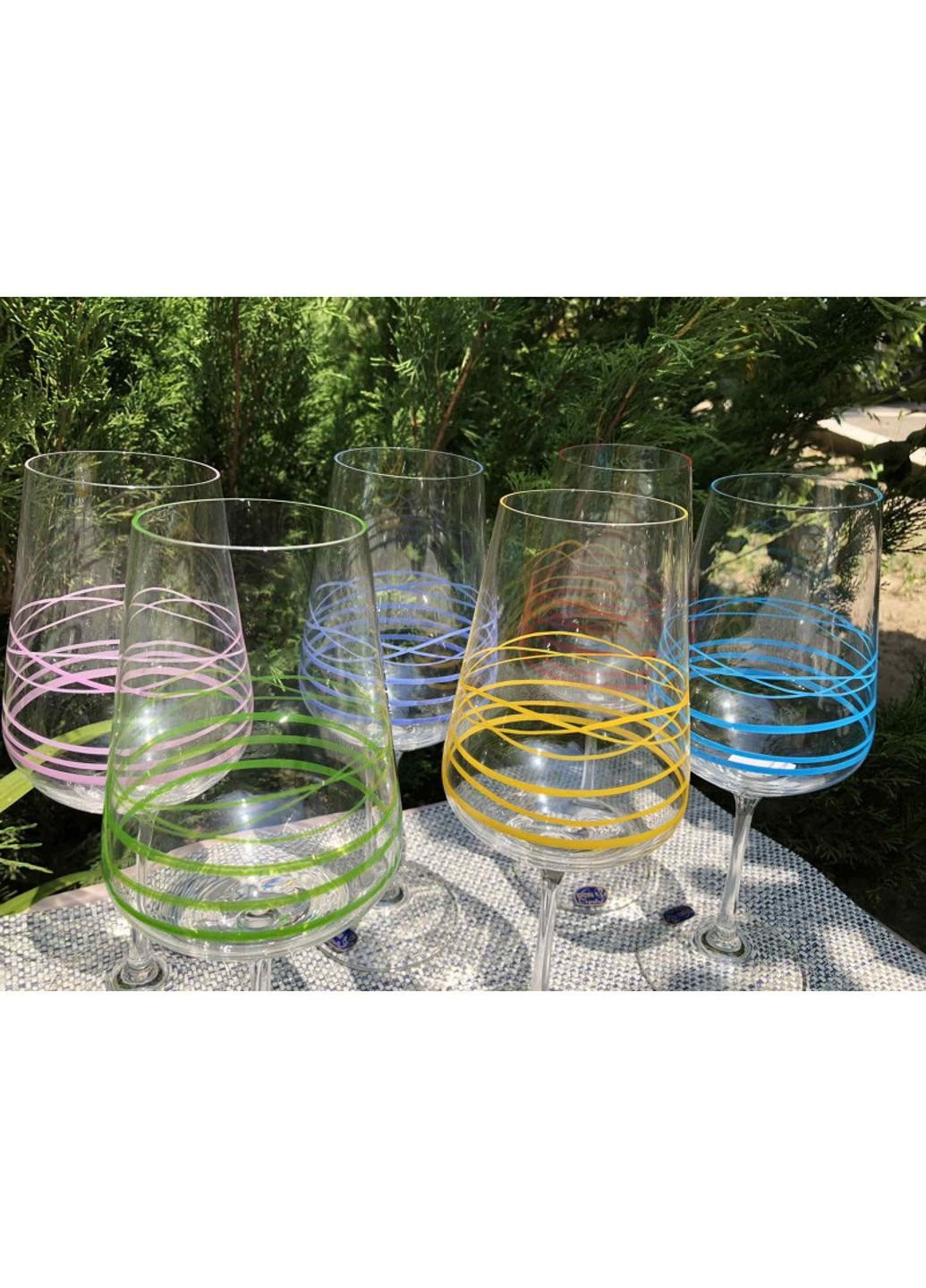 Набор бокалов для вина 350 мл 6 шт Sandra 40728/350S/M8700 Bohemia (253583366)