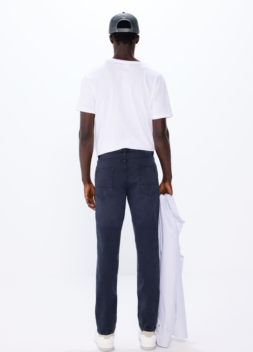 Темно-синие демисезонные слим джинсы Springfield