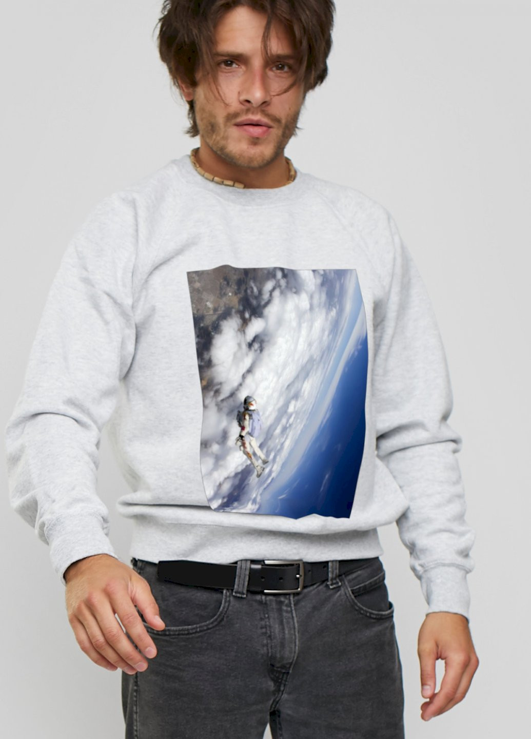 Сірий світшот YAPPI (198688822)