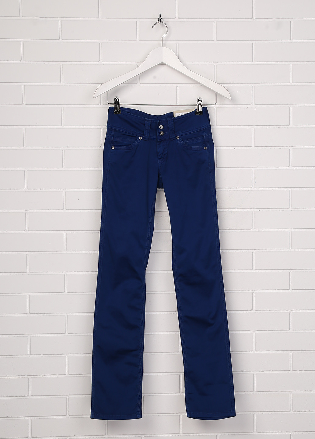 Синие кэжуал демисезонные брюки Pepe Jeans