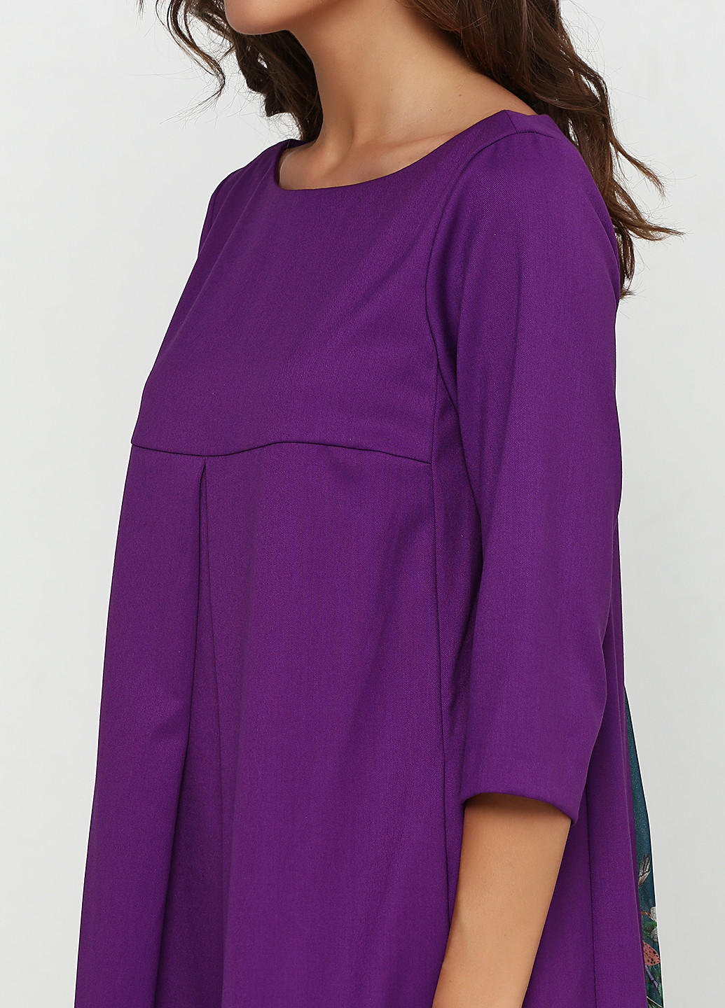 Фиолетовое кэжуал платье Grazia Pi однотонное