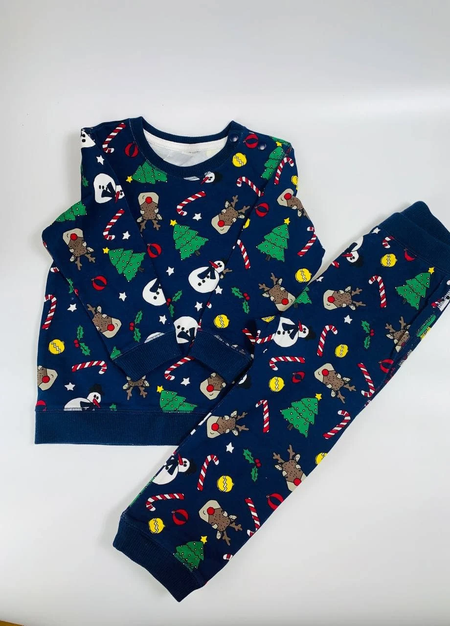 Темно-синий демисезонный кофта с штанами H&M