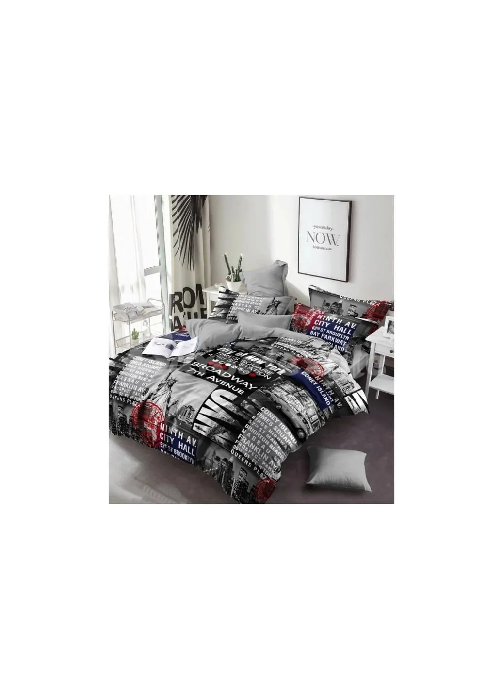 Постільна білизна Бязь 17-0034 Celeste 220x240 - King Size (2200001401914) Mirson (254073925)