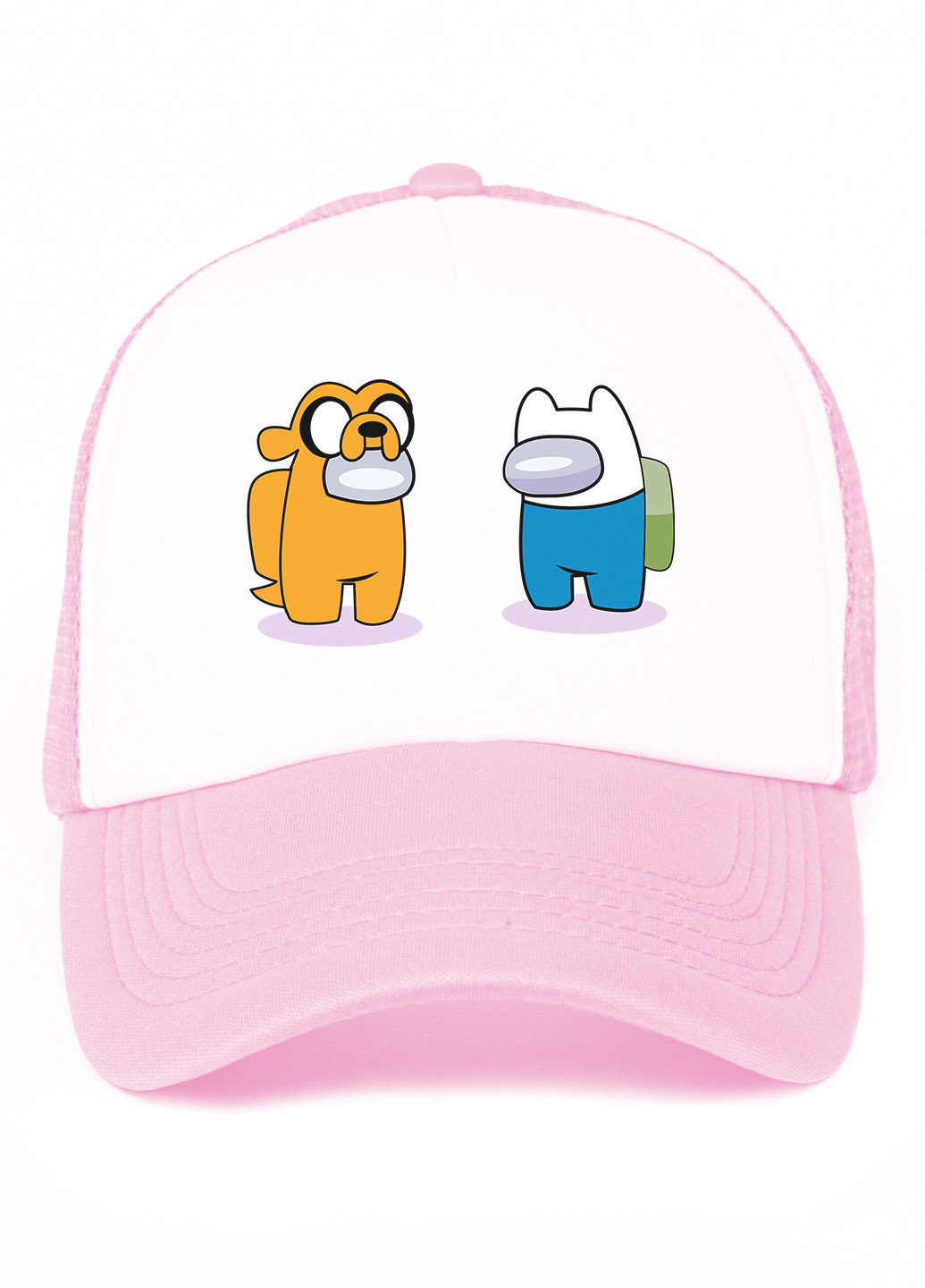 Кепка Тракер детская Амонг Ас и Время Приключений (Among Us and Adventure Time) (33404-2414) MobiPrint (220769622)
