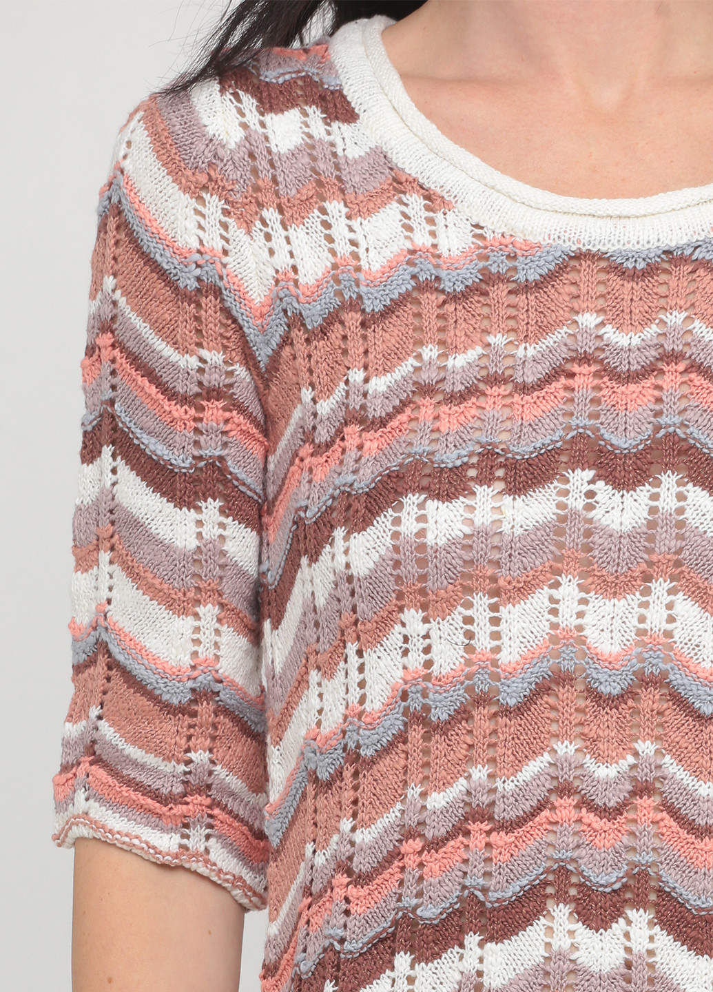 Комбінована кежуал сукня сукня светр CHD з геометричним візерунком
