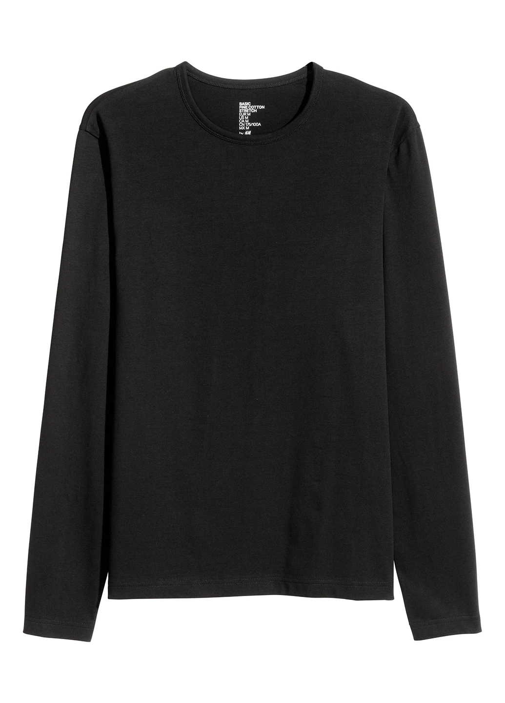 Лонгслів H&M чорний кежуали