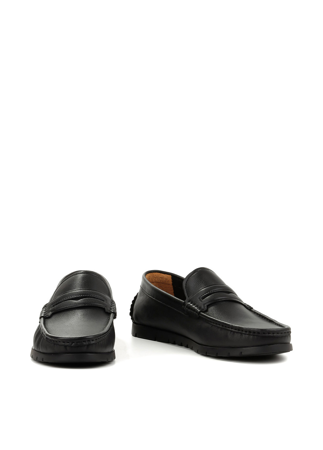 Черные мокасины Le'BERDES