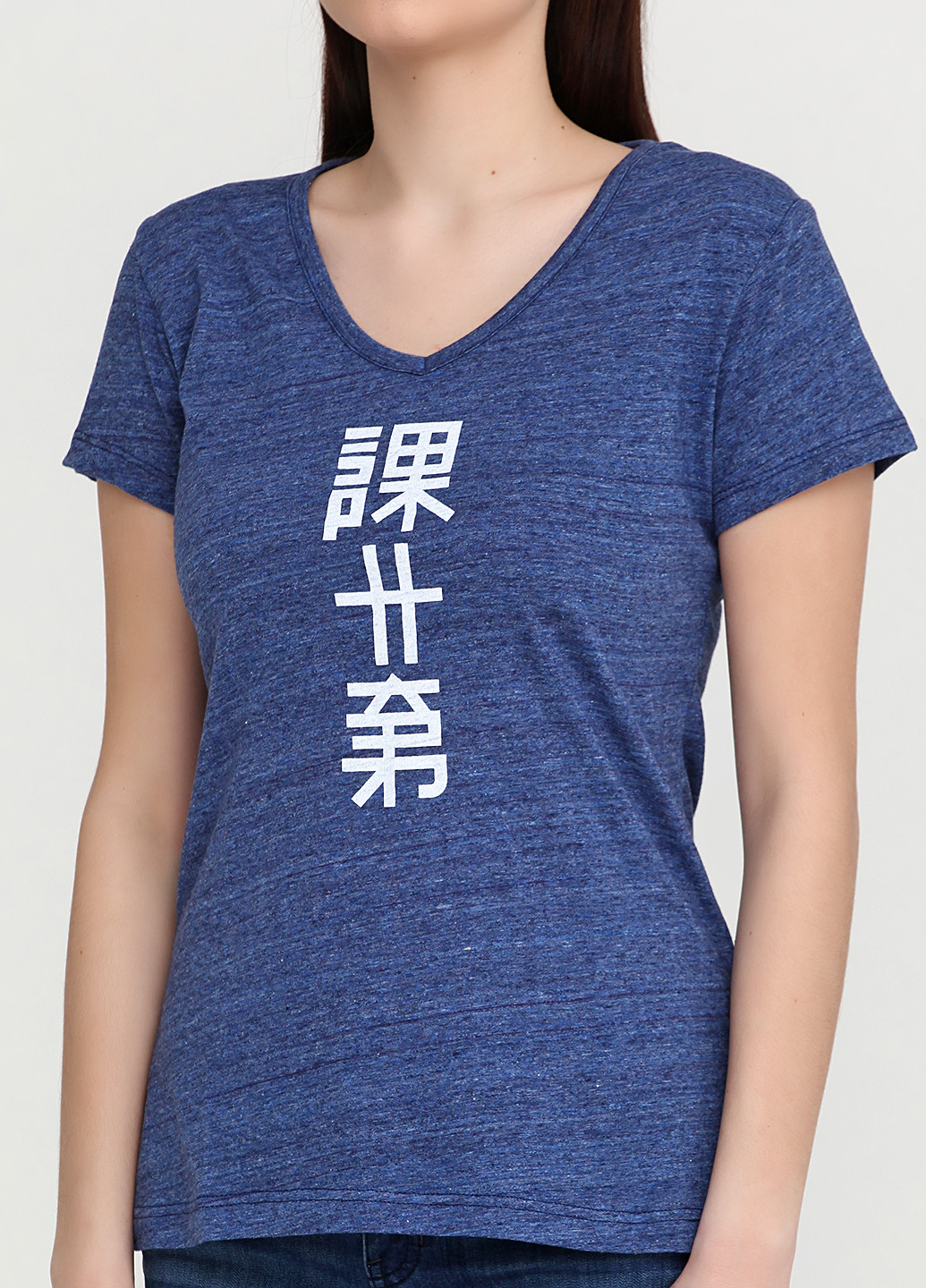 Темно-синяя летняя футболка Bir Kim