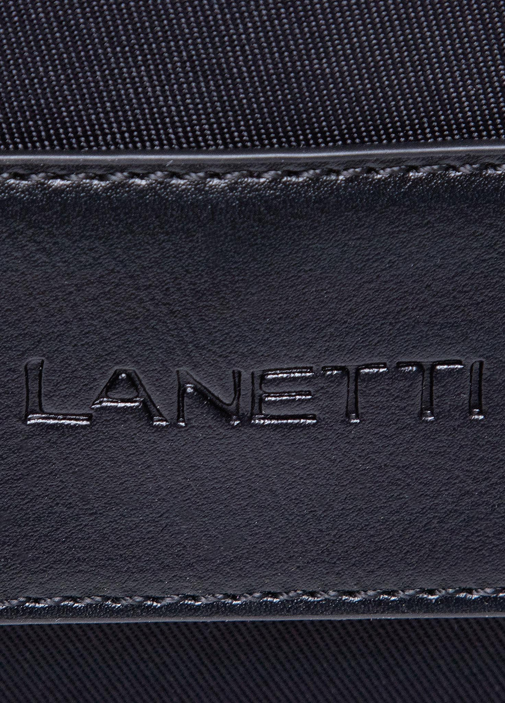 Сумка чоловіча Lanetti BMR-U-035-10-05 планшет однотонна чорна кежуал
