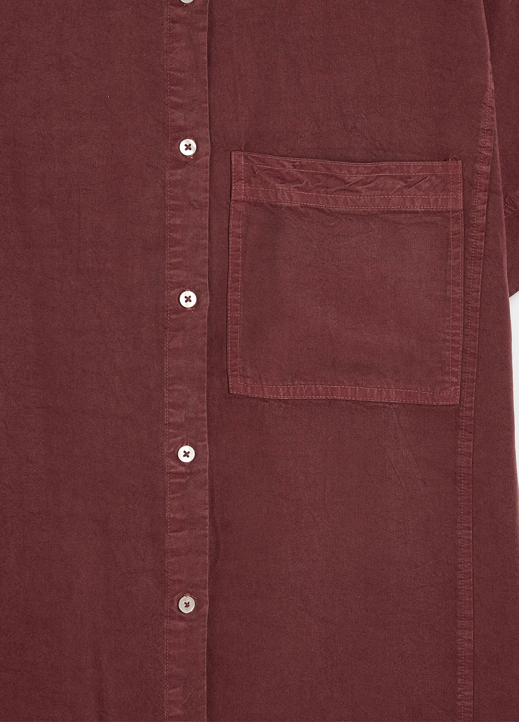 Бордова кежуал сукня сукня-сорочка Parfois однотонна