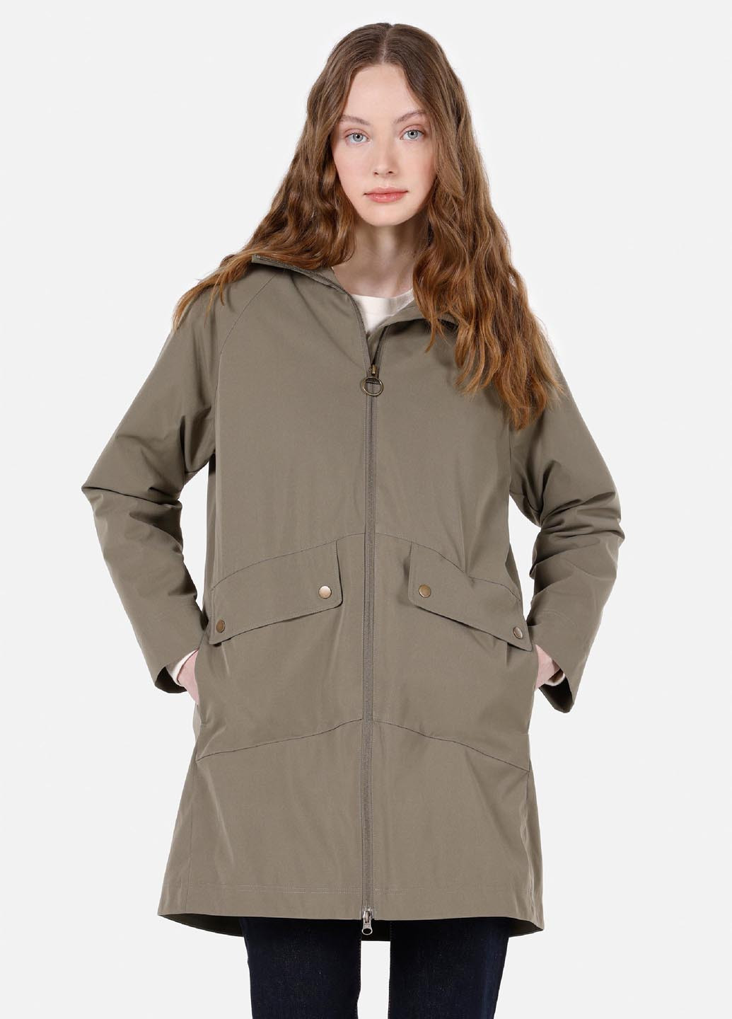 Оливковая (хаки) демисезонная куртка Colin's
