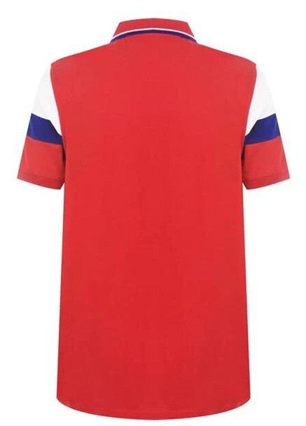 Красная футболка-поло для мужчин Pierre Cardin в полоску
