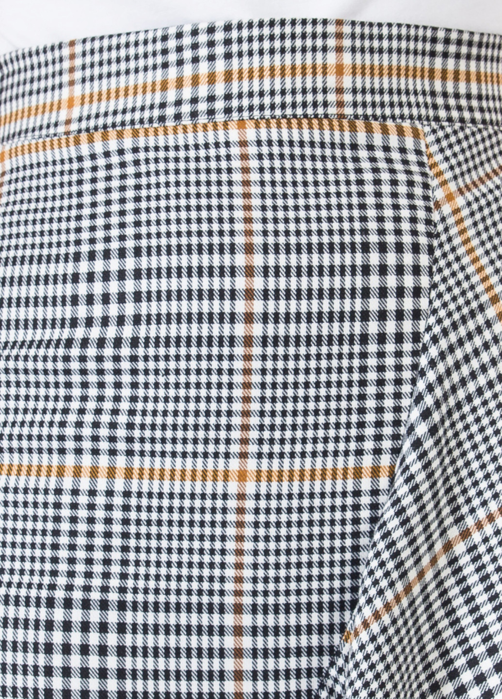 Черно-белая кэжуал с узором гусиная лапка юбка FK. Pynappel на запах