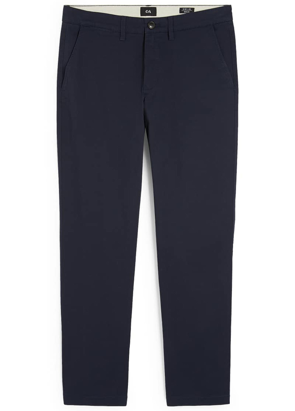 Темно-синие кэжуал демисезонные зауженные брюки C&A