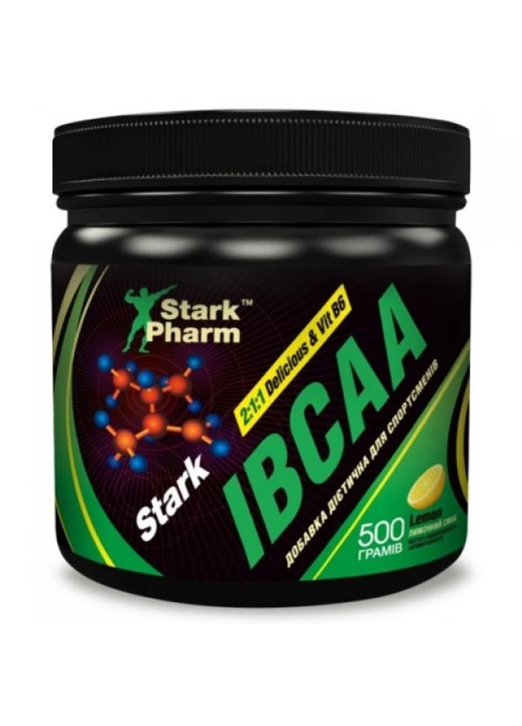 БЦАА Stark IBCAA 2-1-1/Vit B6 (500 г) Orange старк фарм Stark Pharm (255363102)