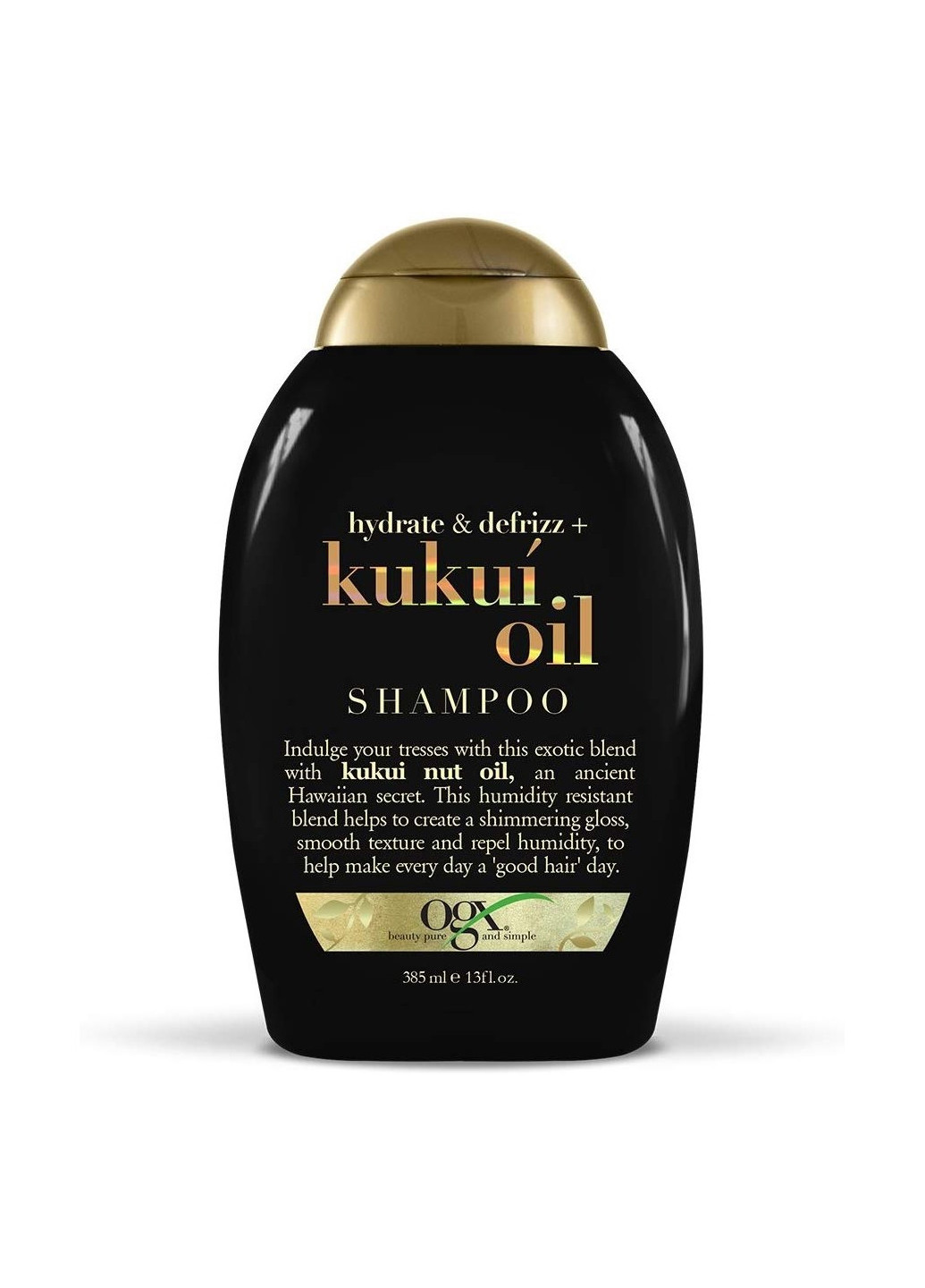 Шампунь для волос kukuí oil увлажнение и гладкость с маслом гавайского ореха (385мл) OGX 22796974211 (255846660)