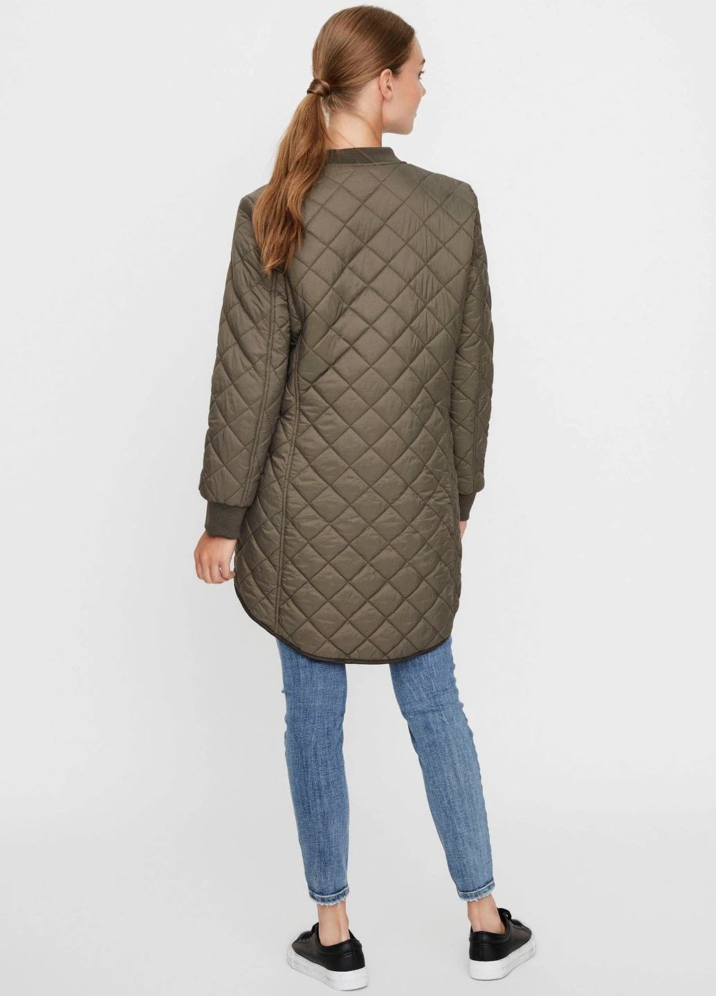 Оливковая (хаки) демисезонная куртка Vero Moda