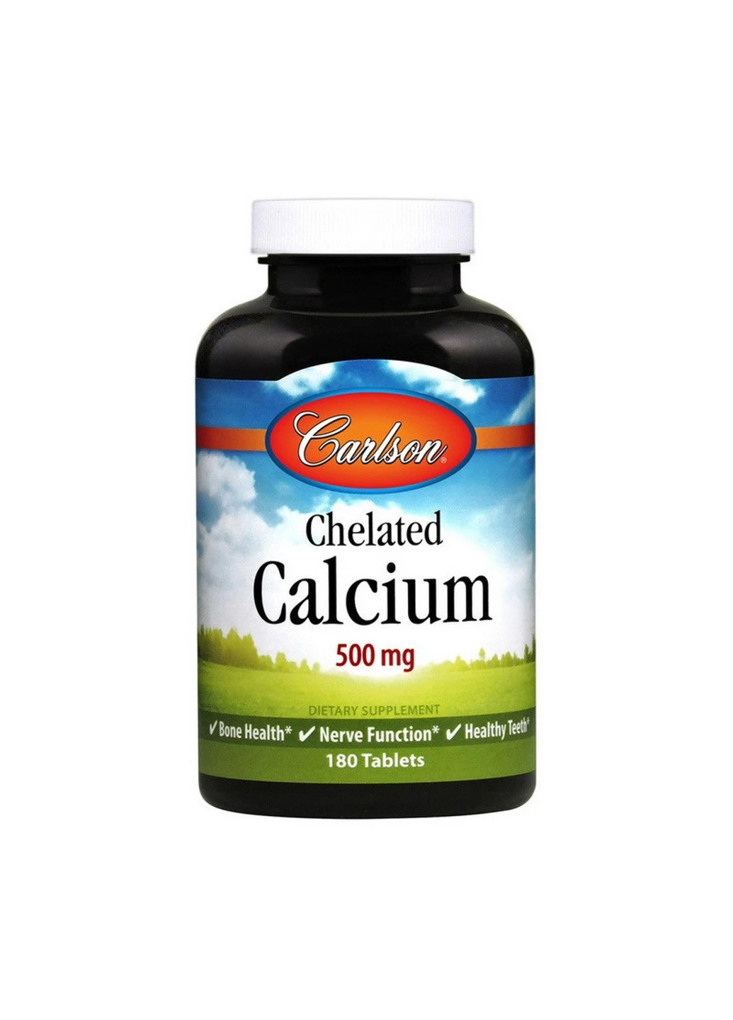 Кальций хелат Chelated Calcium 500 mg (180 таб) карлсон лабс Carlson Labs (255410079)