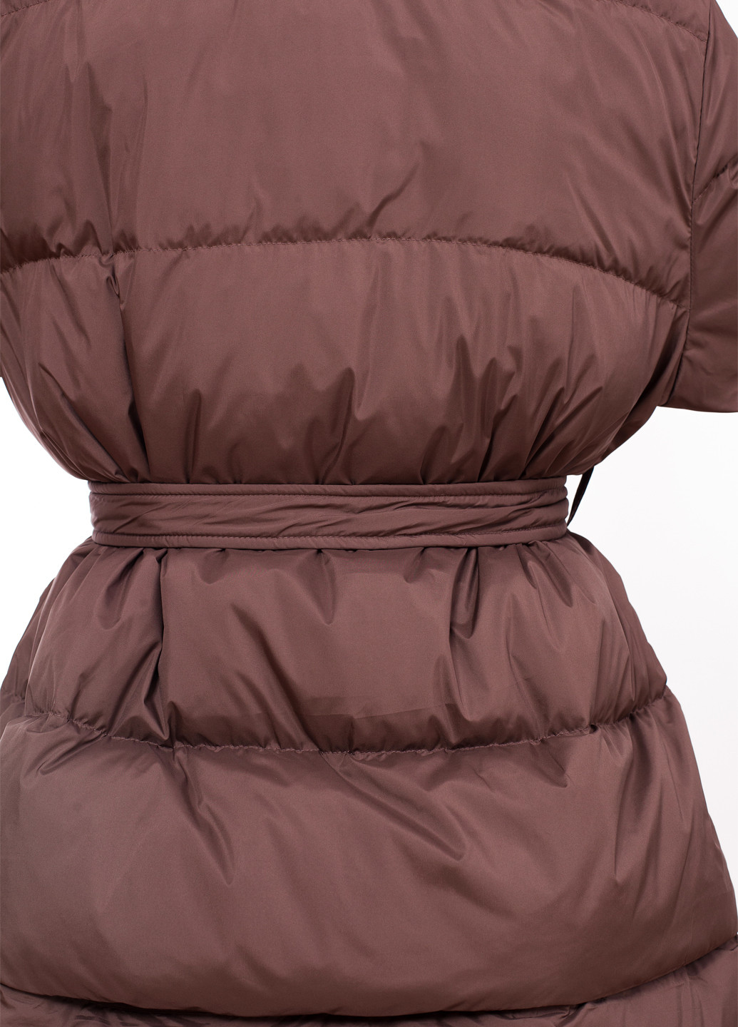 Коричневий зимній Пуховик Yehe