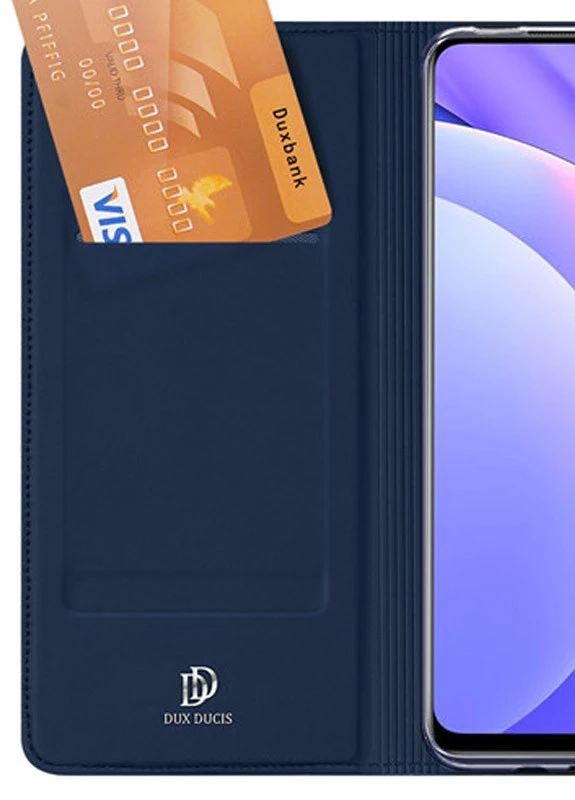 Чохол-книжка з кишенею для візиток для Xiaomi Mi 10T Lite / Redmi Note 9 Pro 5G Синій (is_00000041893_4) Dux Ducis (237824321)