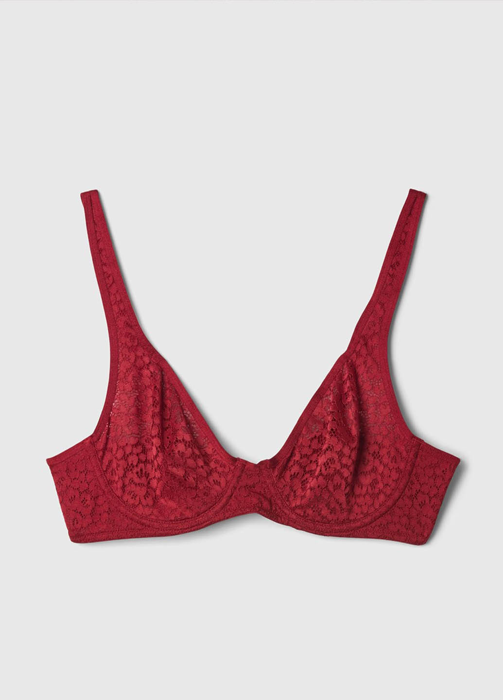 Красный демисезонный комплект (бюстгальтер, трусики) Gap