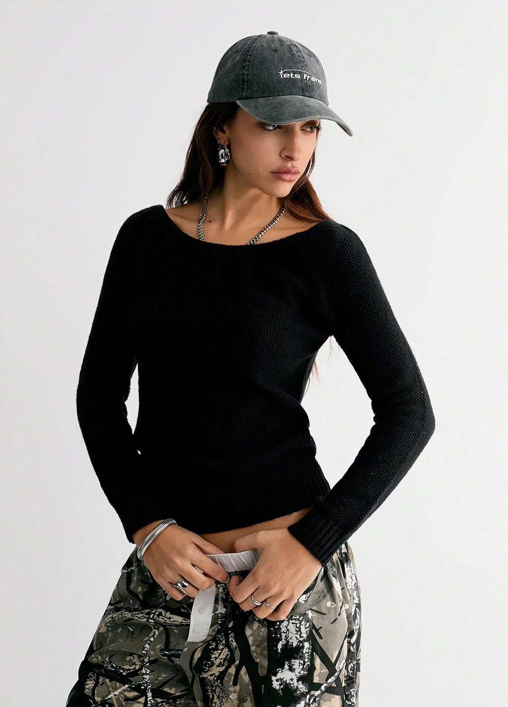 Чорний демісезонний джемпер джемпер SHEIN