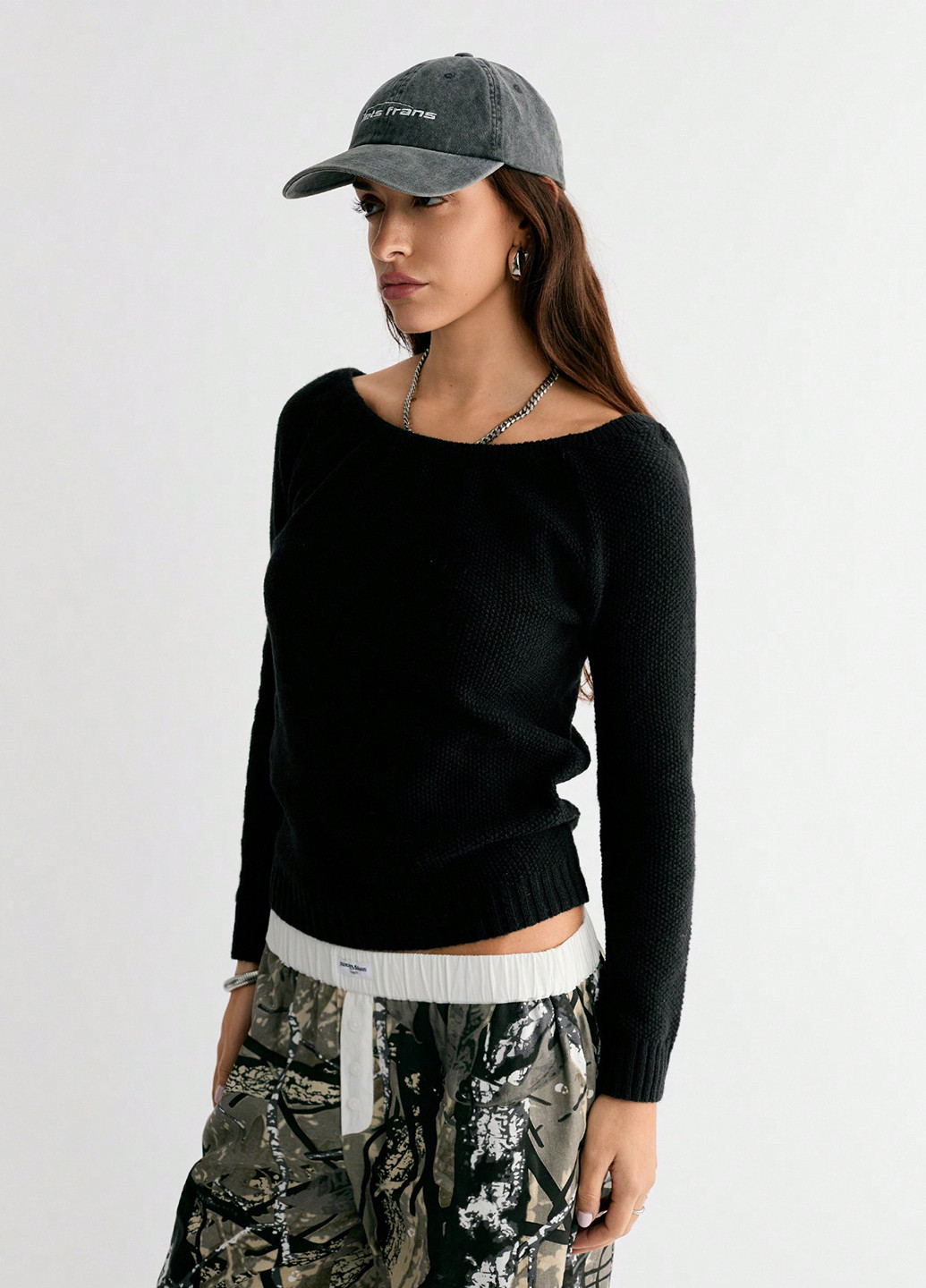 Чорний демісезонний джемпер джемпер SHEIN